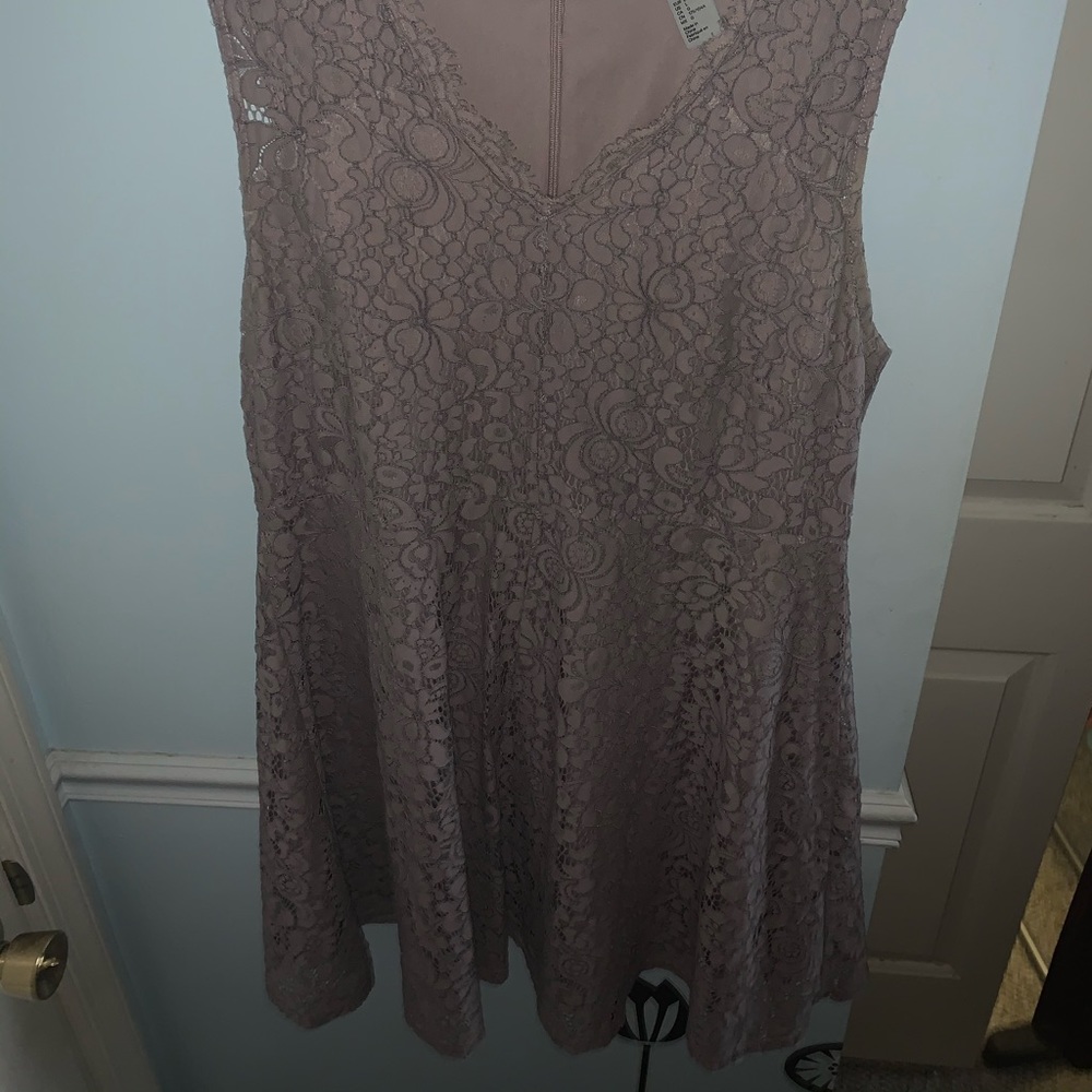 HM Mauve Mini Dress